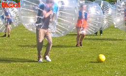 inflatable zorb ball is quite exciting